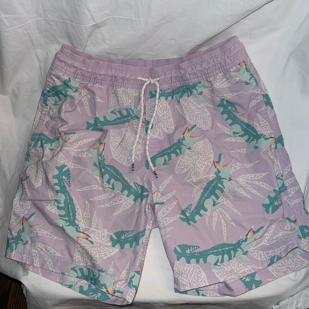 Lavender swim trunks